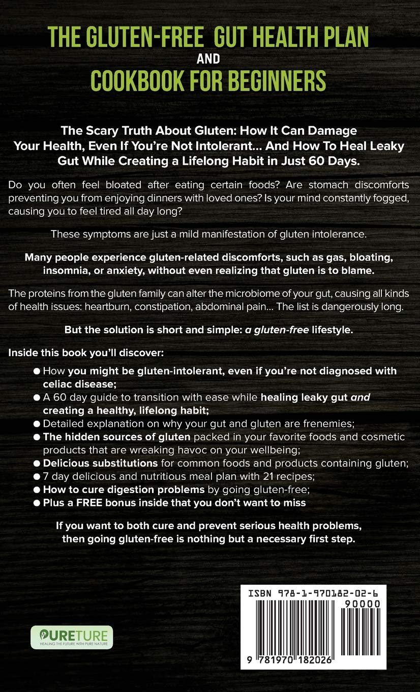 Gluten-Free Gut Health Plan & Cookbook for Beginners - Easy Recipes for Digestive Wellness & IBS Relief | Perfect for Meal Prep & Healthy Eating