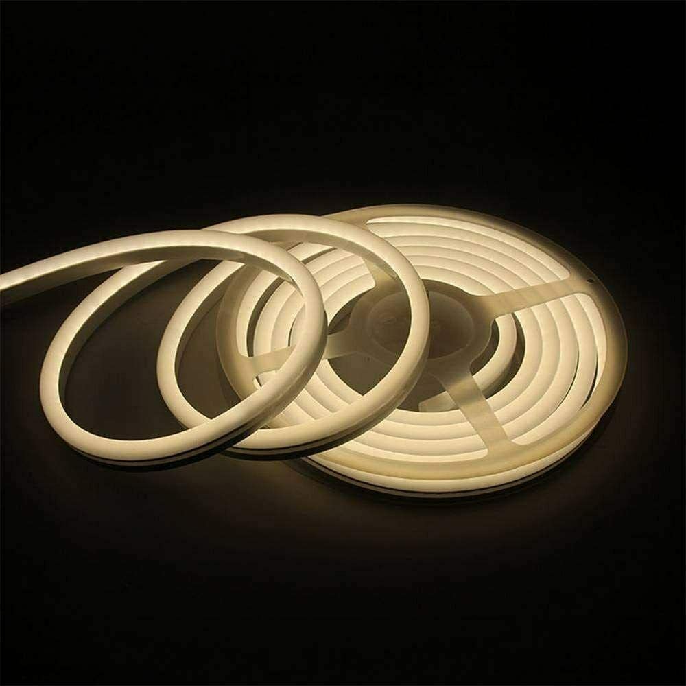 12V Waterproof Flexible LED Strip Lights - 1M/2M/3M/5M Lengths, Silicone Neon Tube for Indoor/Outdoor Home Decor, Party & Event Lighting - Perfect for Bedroom, Kitchen, Bar, Garden & Holiday Decorations