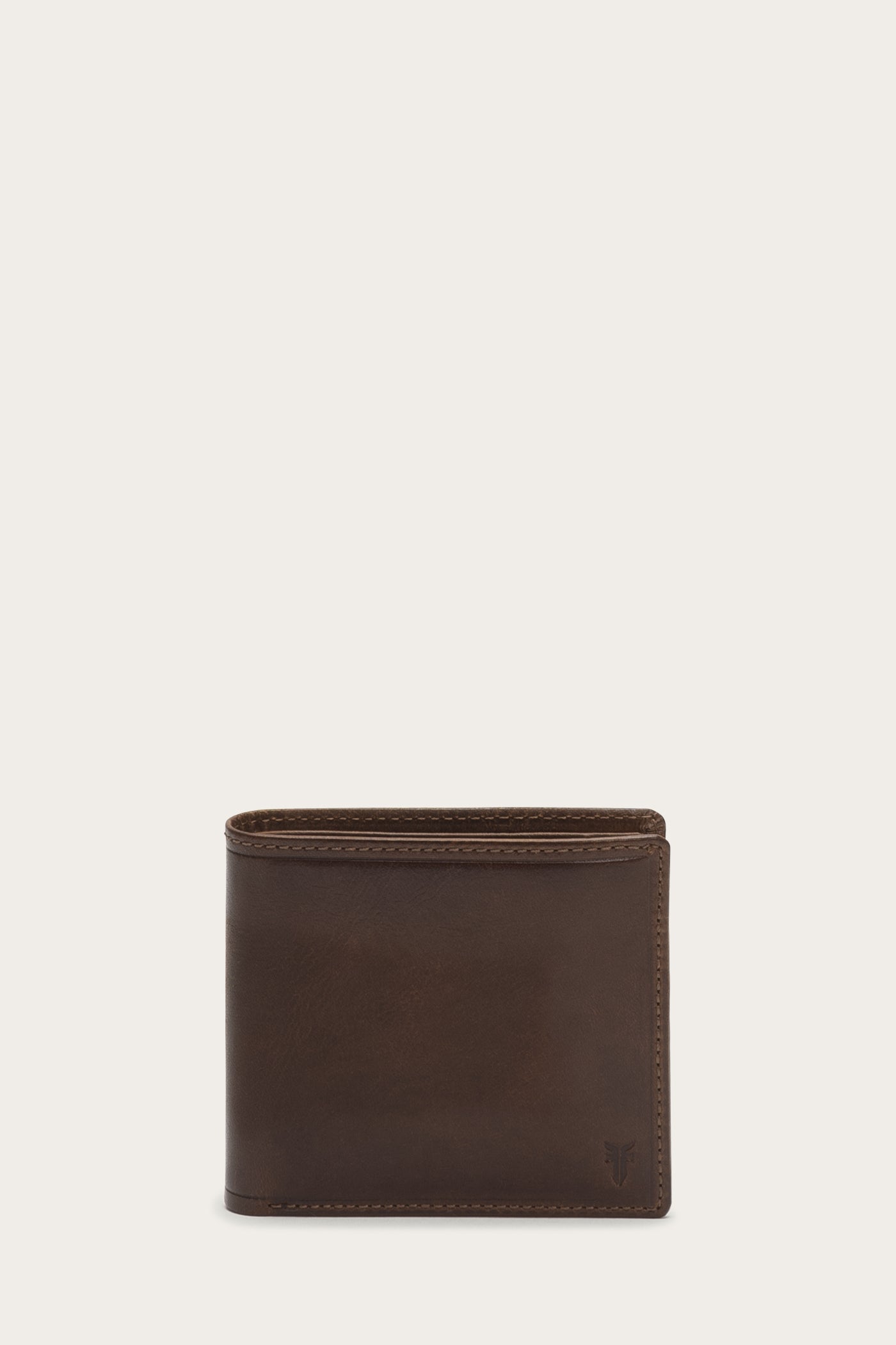 Logan Billfold Wallet for Men - Genuine Leather Dark Brown - Slim RFID Blocking Bifold Wallet for Everyday Use & Travel