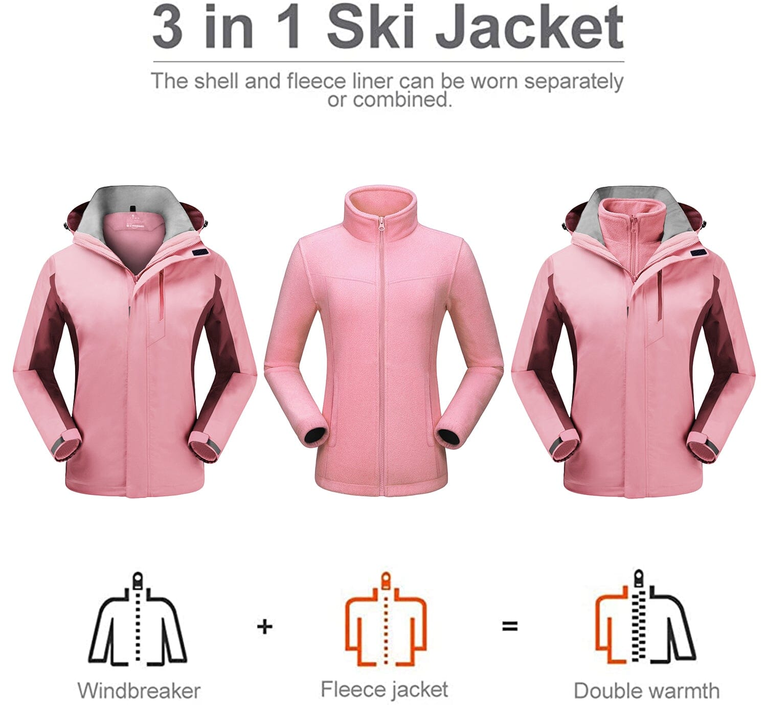 Lightweight Full Zip Running Jacket for Men & Women - Breathable Track Jacket for Jogging, Gym & Outdoor Sports - 20113