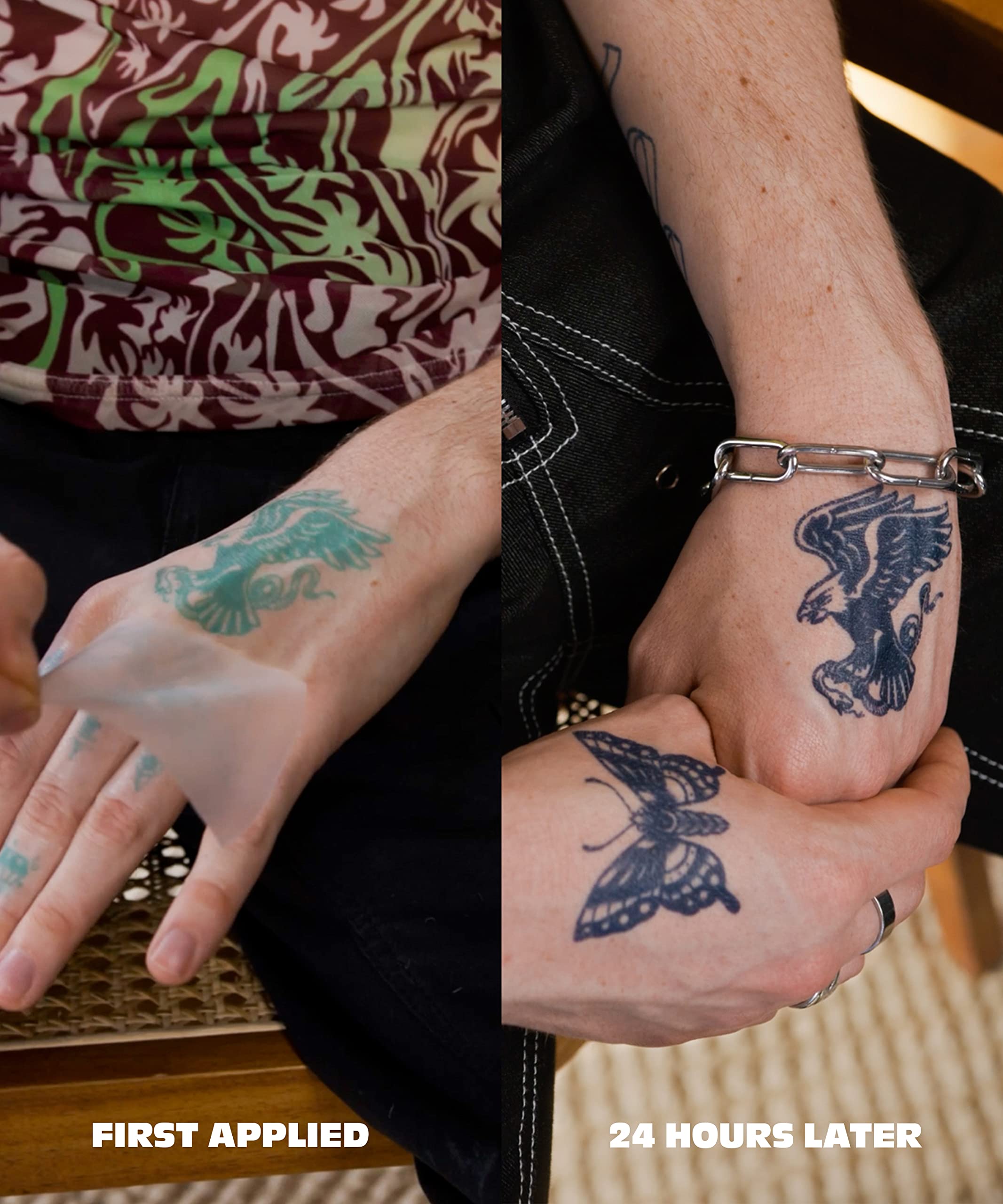 Premium Inkbox Temporary Tattoos - Semi-Permanent, Water-Resistant Fake Tattoo Lasts 1-2 Weeks | Happy Gameboy Design (3x3 inches) | Perfect for Parties, Festivals & Creative Self-Expression