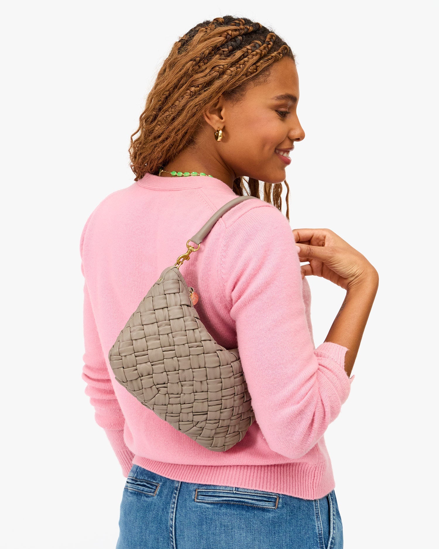 Petit Moyen Messenger Bag - Stylish Puffy Woven Crossbody Purse for Women | Perfect for Work, Travel & Daily Use