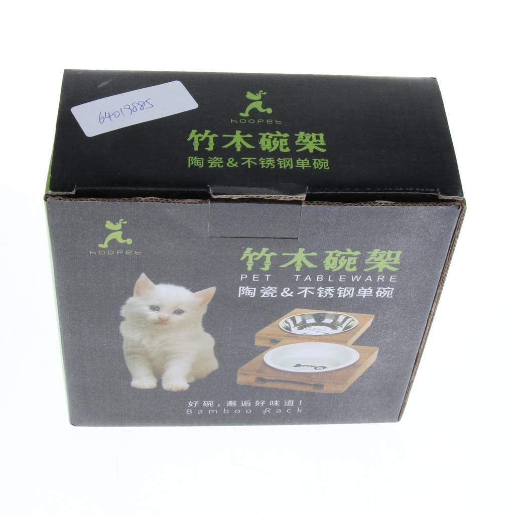 SECRET DESIRE Removable Stainless Steel Pet Food & Water Bowl for Cats and Dogs - Perfect for Travel, Camping & Home Feeding
