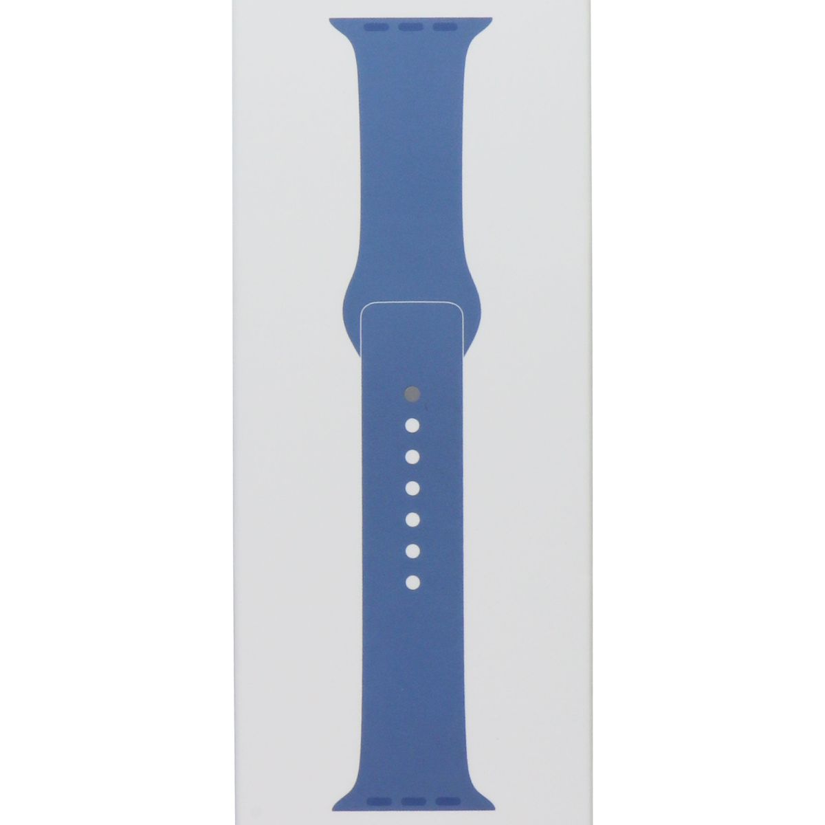 Apple Watch 38mm/40mm/41mm Sport Band - Azure Blue Silicone Replacement Strap for Apple Watch Series 1-9 & SE | Perfect for Workouts, Running & Everyday Wear