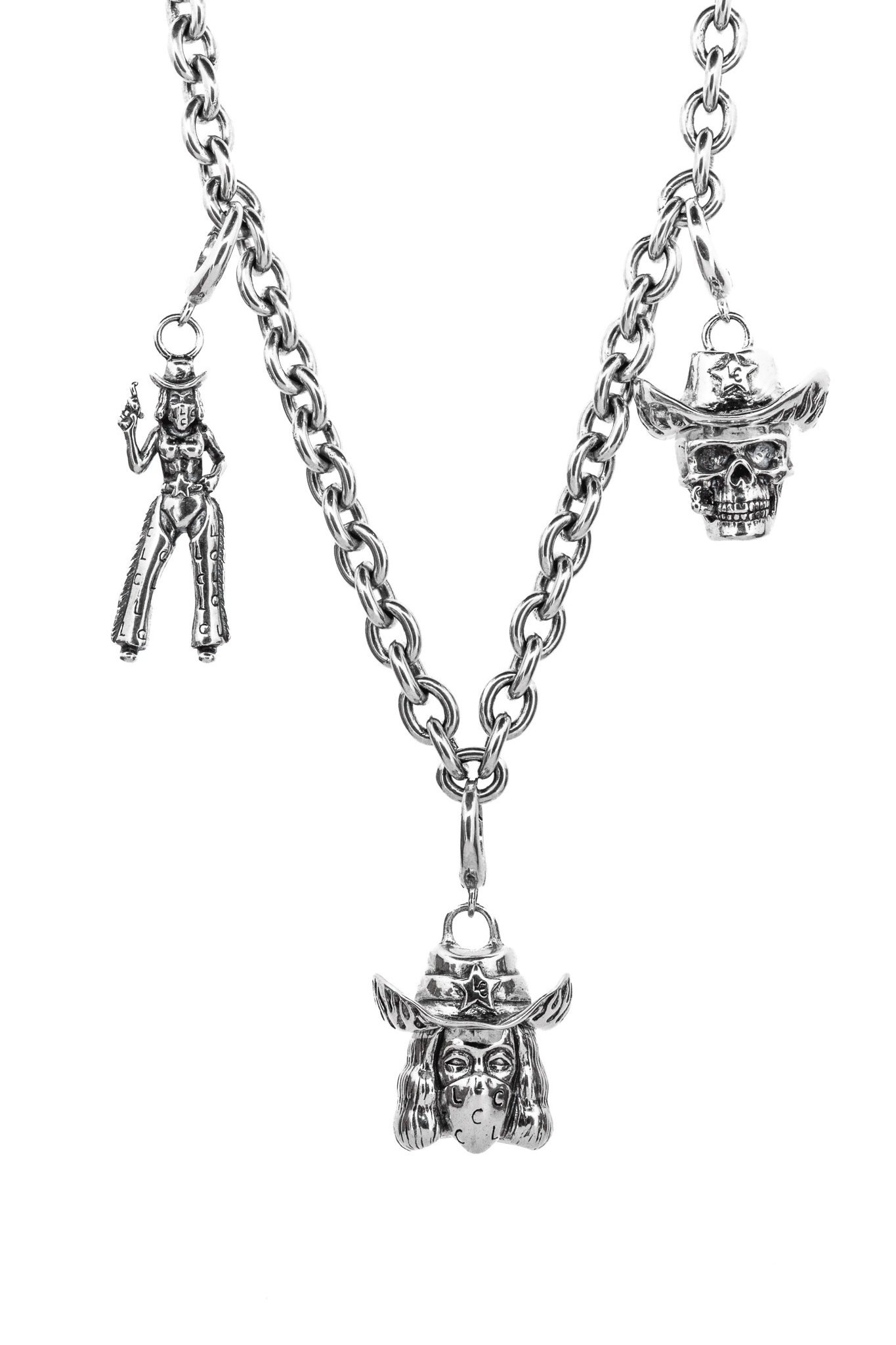 Customizable Rodeo Charm Necklace - Western Cowgirl Jewelry for Rodeo Events, Country Concerts & Cowboy-Themed Parties