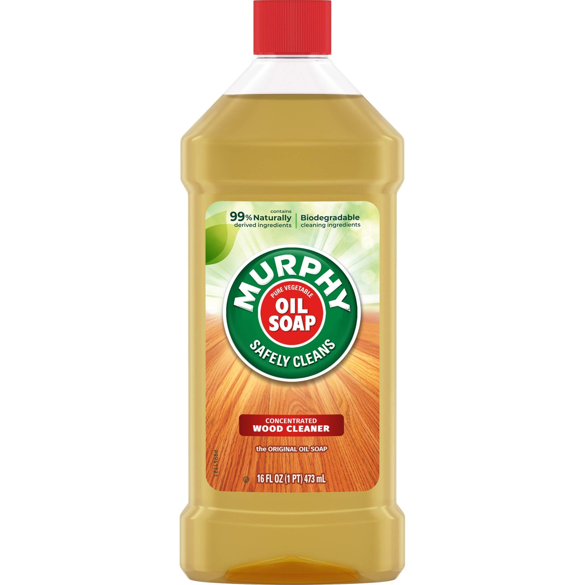 Murphy's Oil Soap Wood Cleaner - 16 oz Bottle | All-Natural Wood Floor & Furniture Cleaner | Safe for Hardwood, Laminate & Wood Surfaces | Perfect for Home Cleaning & Maintenance