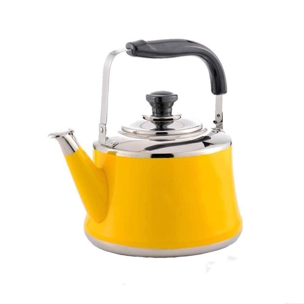 Premium Stainless Steel Whistling Tea Kettle - Mirror Finish Stovetop Teapot with Folding Handle, Fast Boiling for Tea, Coffee & Hot Water - Perfect for Home, Office & Camping Use