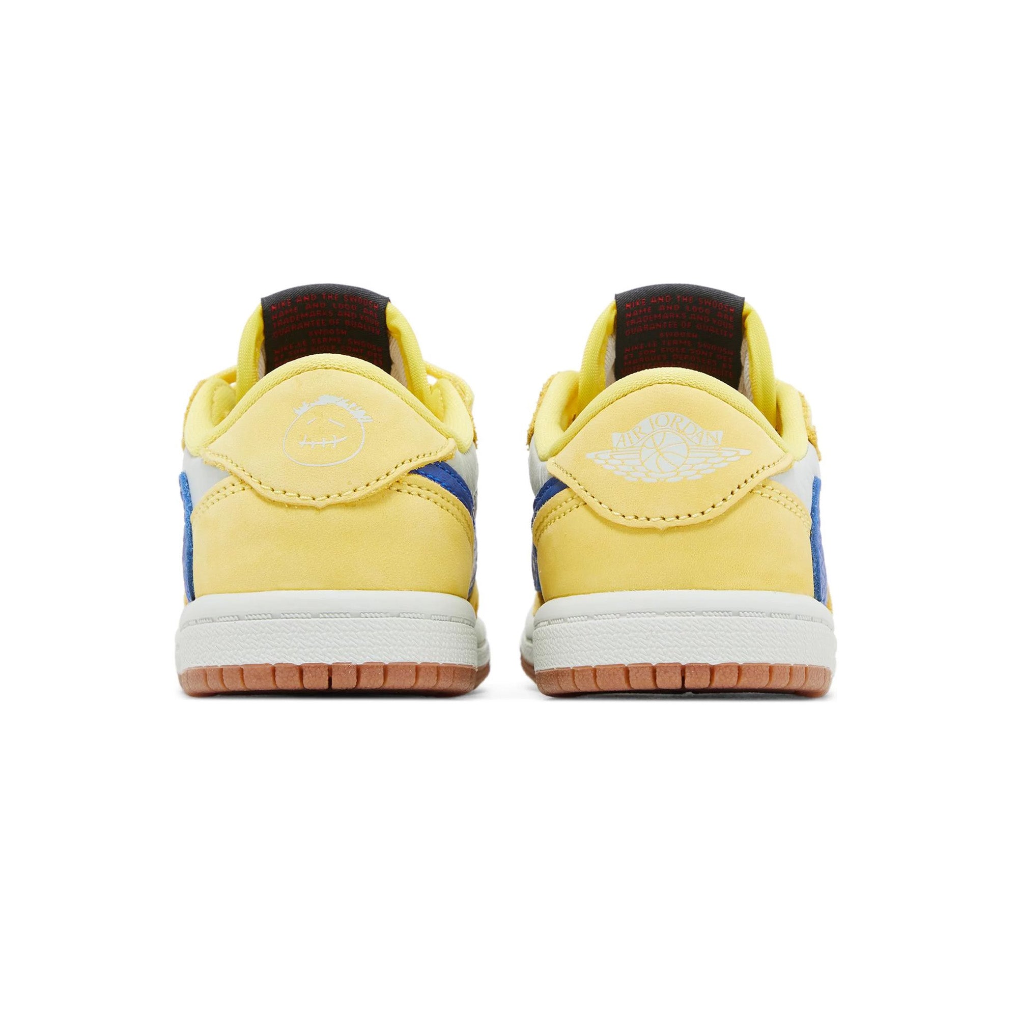 Air Jordan 1 Retro Low OG SP Travis Scott 'Canary' TD Sneakers (2024) - Limited Edition Basketball Shoes for Men & Women - Perfect for Streetwear, Casual Outfits and Sneaker Collection