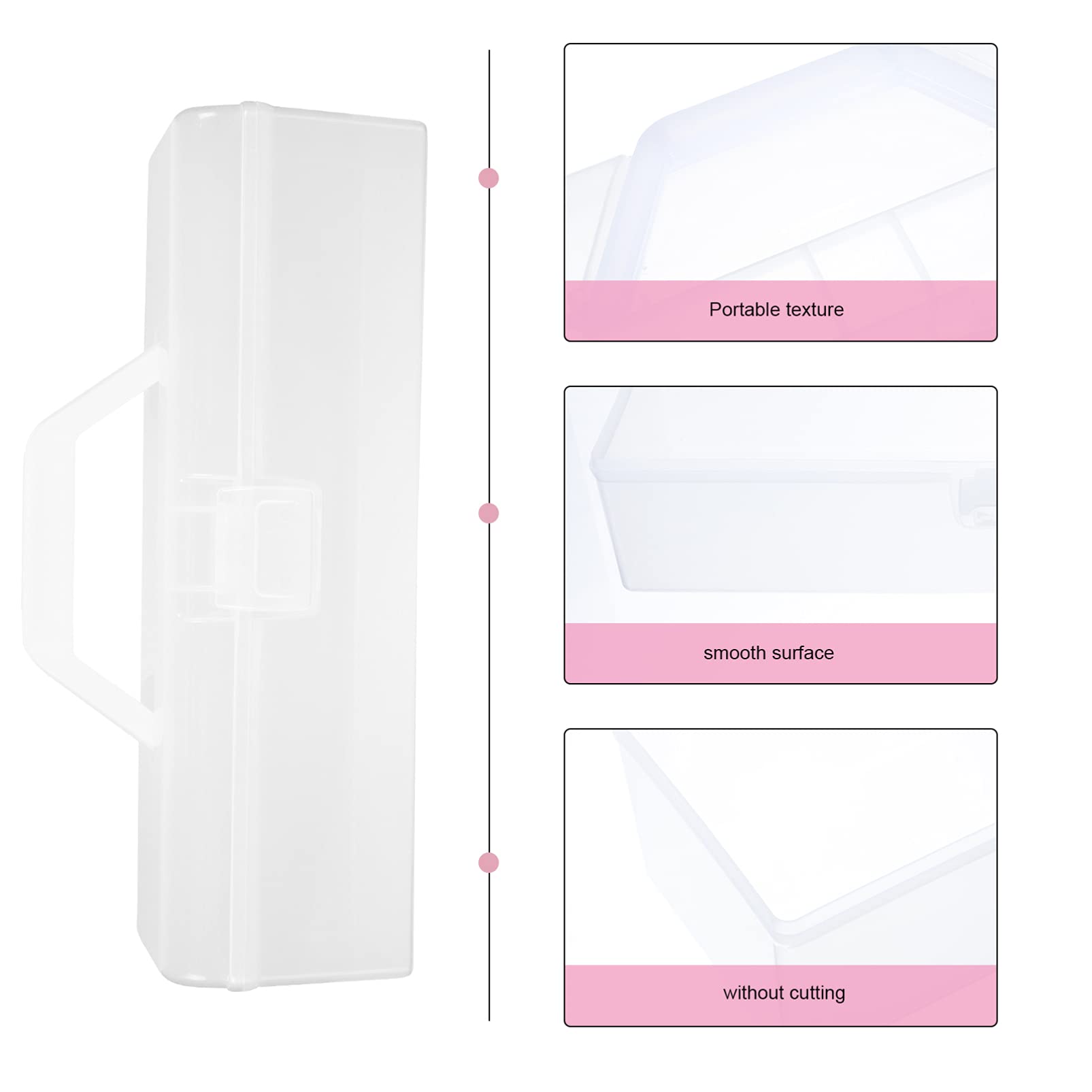 Cabilock 2-Piece Noodle Storage Box Set - Airtight Kitchen Organizer for Pasta, Vermicelli & Desserts - Perfect for Pantry, Cabinet & Countertop Organization