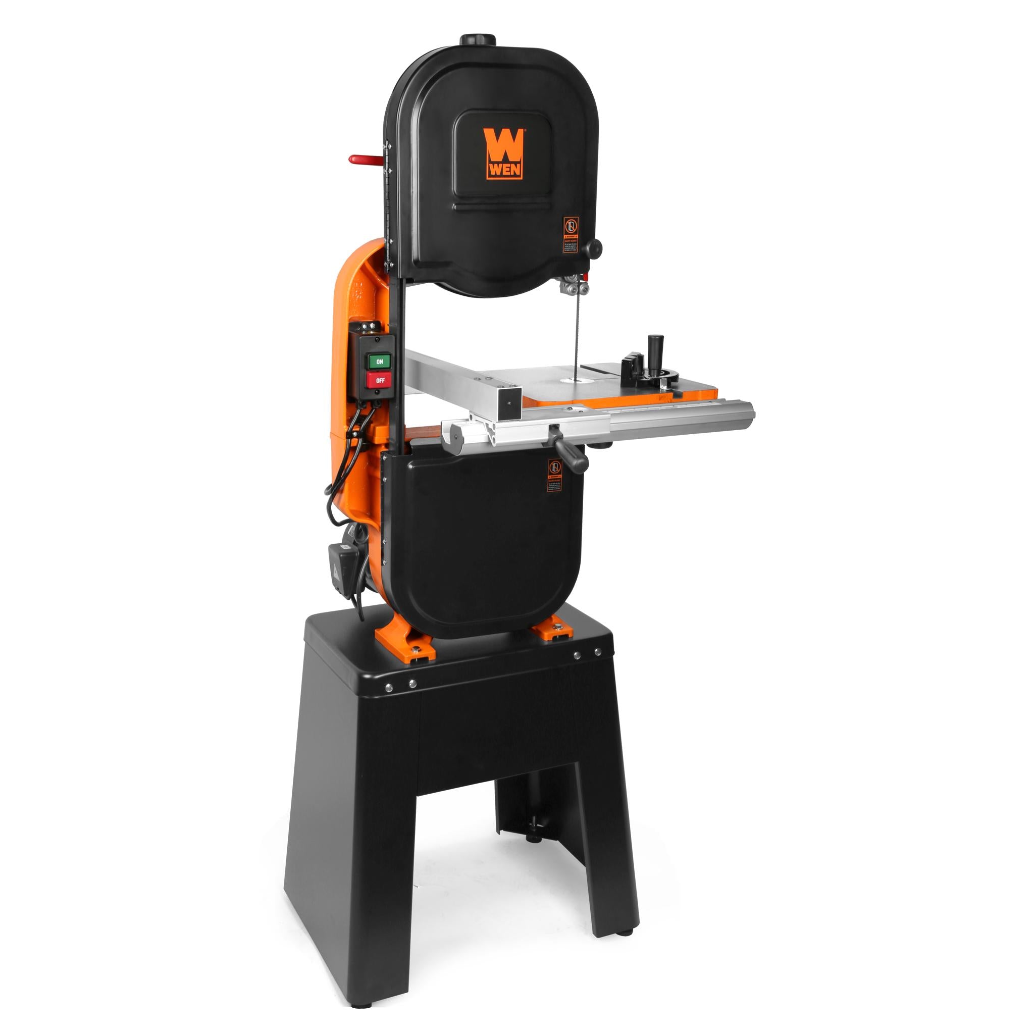 WEN BA1411 14-Inch 1 HP Dual Voltage 120V/240V Two-Speed Industrial Band Saw - Perfect for Woodworking, Metal Cutting & DIY Projects