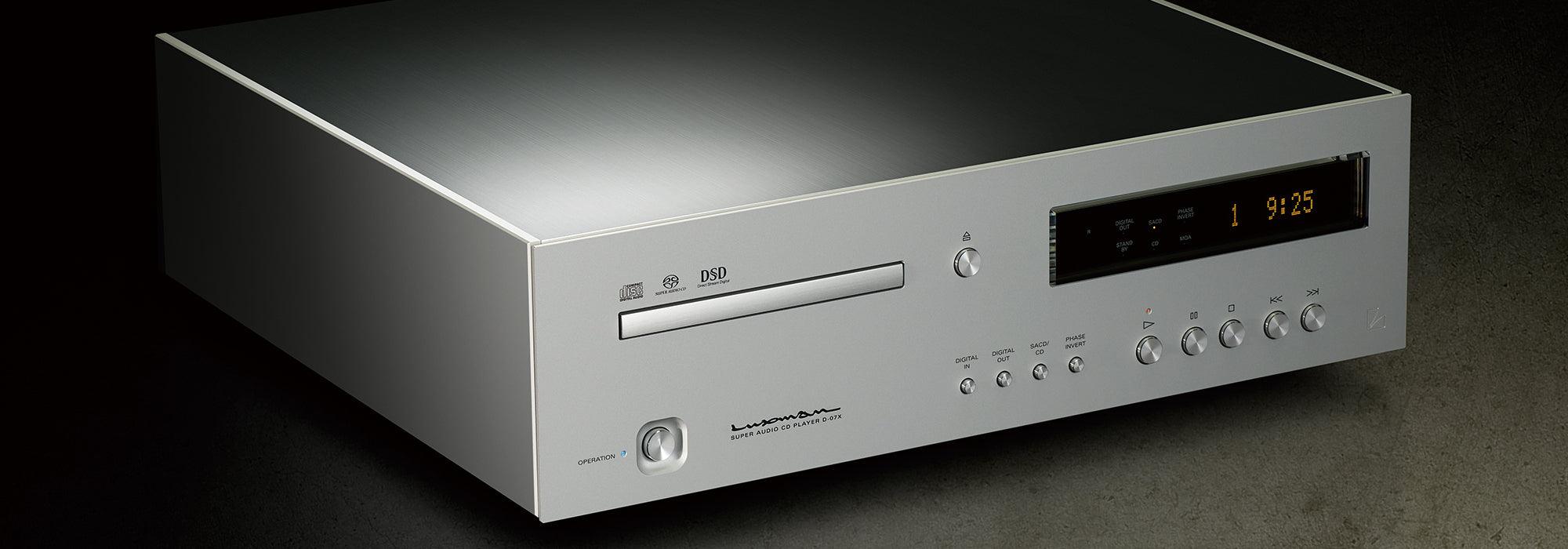 Luxman D-07X High-End SACD/CD Player - Premium Audio Equipment for Audiophiles & Home Theater Systems | Perfect for Music Lovers & Hi-Fi Enthusiasts