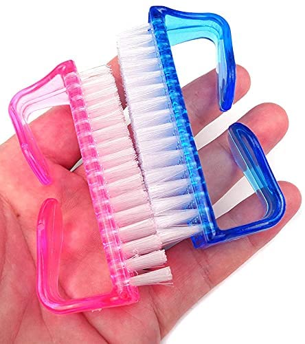 HIMMU'S Nail Brush for Hands & Feet - Pack of 2 - Pedicure & Manicure Tool for Men & Women - Home & Salon Use