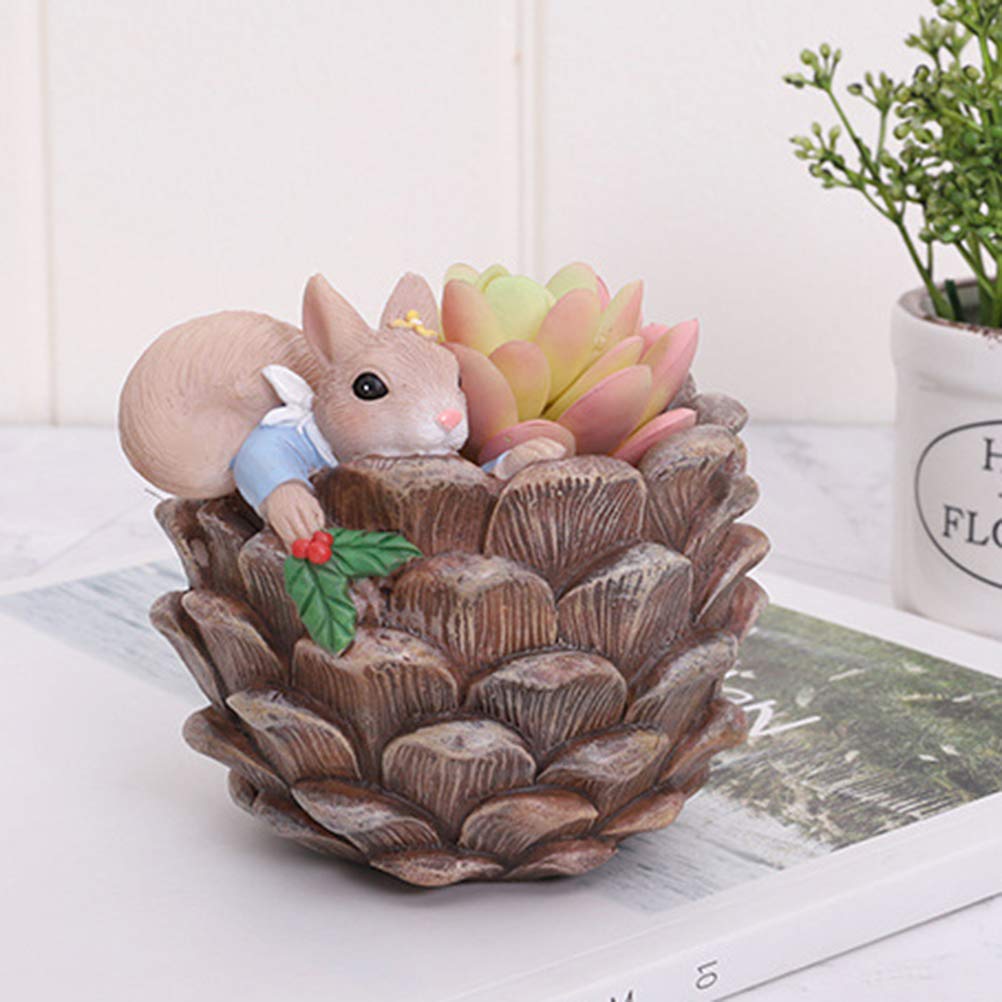 Stylish Resin Flower Pots - Modern Decorative Planters for Home & Garden Decor - Perfect for Indoor Plants, Succulents, and Home Office Decor