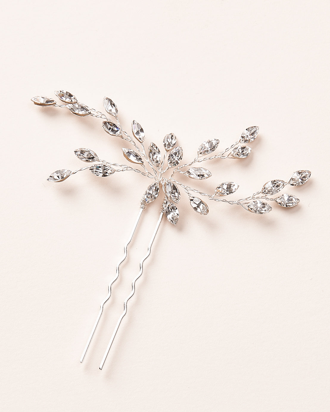 Elegant Jenna Crystal Hair Pin for Women - Sparkling Hair Accessories for Weddings, Parties & Everyday Style