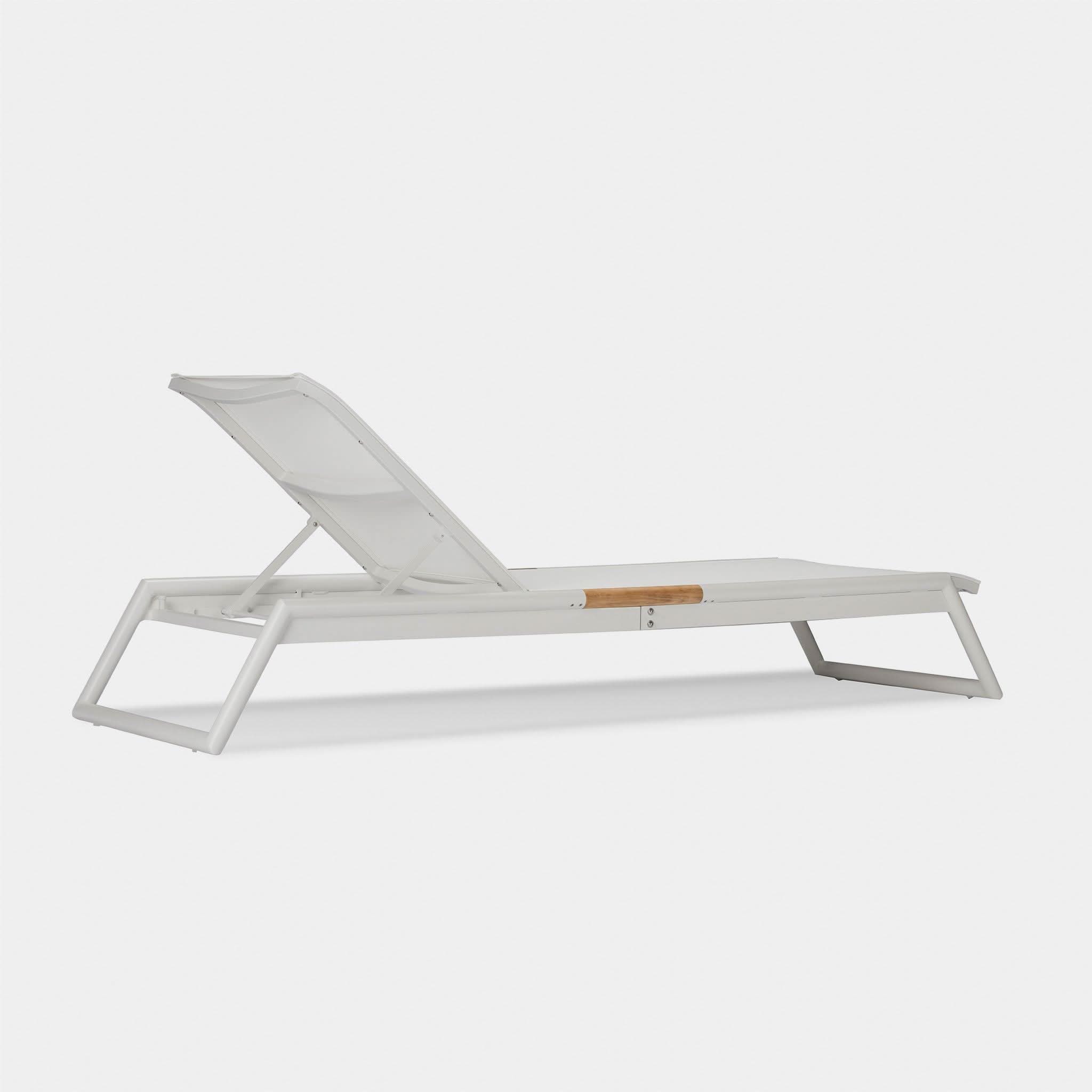 Premium Breeze Stacking Sun Lounge Chair - Durable Outdoor Patio Furniture for Poolside, Beach, and Garden Relaxation