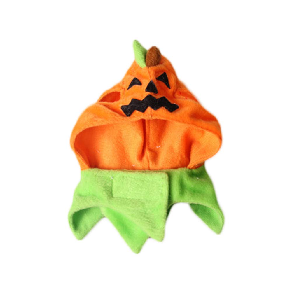 Halloween Cat Headwear for Pets - Cute Pumpkin Hat Costume for Cats & Dogs | Halloween Party, Cosplay, Masquerade & Winter Accessories | Perfect Gift for Pet Lovers (Orange)