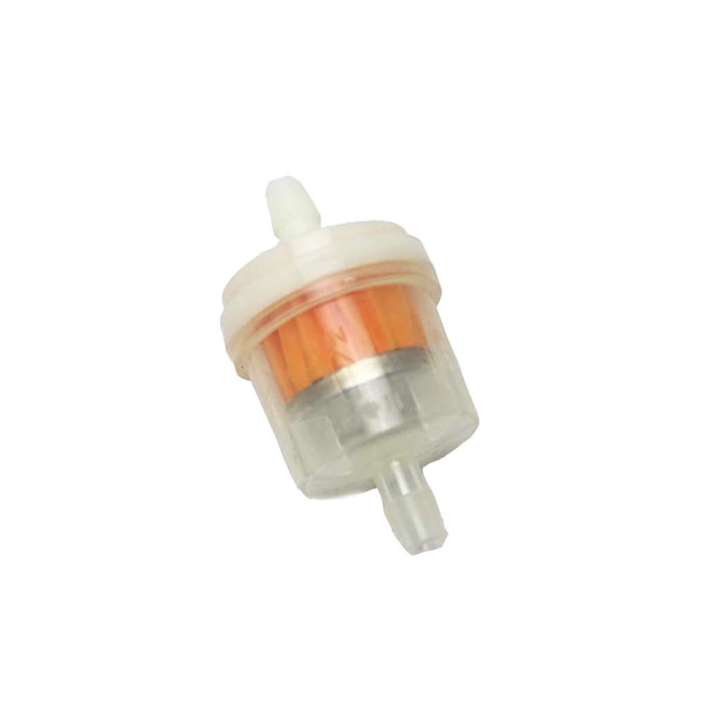 CALANDIS 6mm Clear Motorcycle Fuel Gasoline Filter - Universal Fit for Harley, Honda, Yamaha & More - High Flow Performance for Smooth Riding