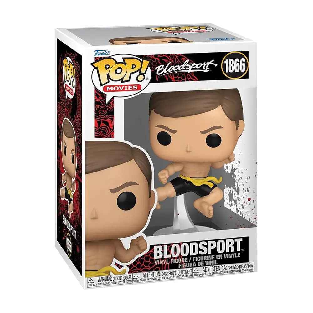 Funko POP! Bloodsport Frank Dux Action Figure - Collectible Vinyl Toy for Movie Fans & Gift Ideas - Perfect for Display, Home Decor, and Pop Culture Enthusiasts