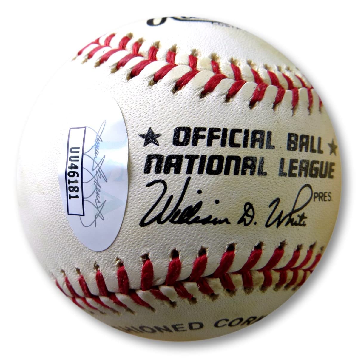 Roberto Alomar Autographed NL Baseball - Signed by Blue Jays & Padres Legend - JSA Certified UU46181 - Perfect for Collectors, Fans & Sports Memorabilia Displays