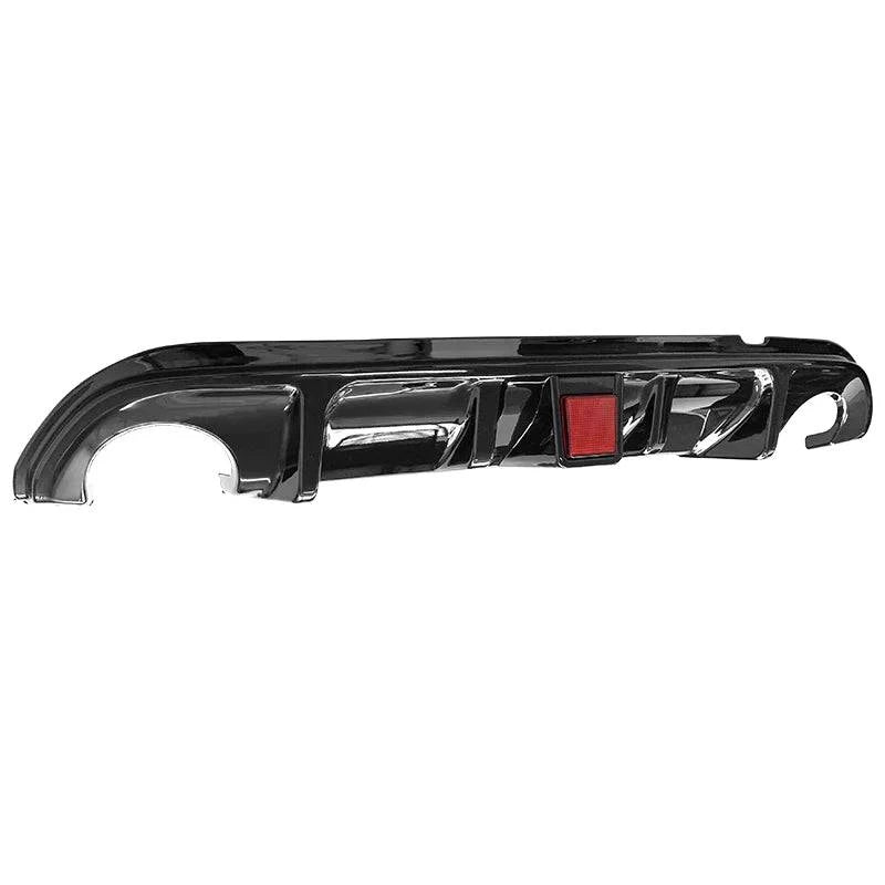 2014-2017 Infiniti Q50 Rear Bumper Lip Diffuser with LED Brake Light - ABS Plastic Spoiler for Enhanced Aerodynamics & Style - Perfect for Car Enthusiasts & Street Racing