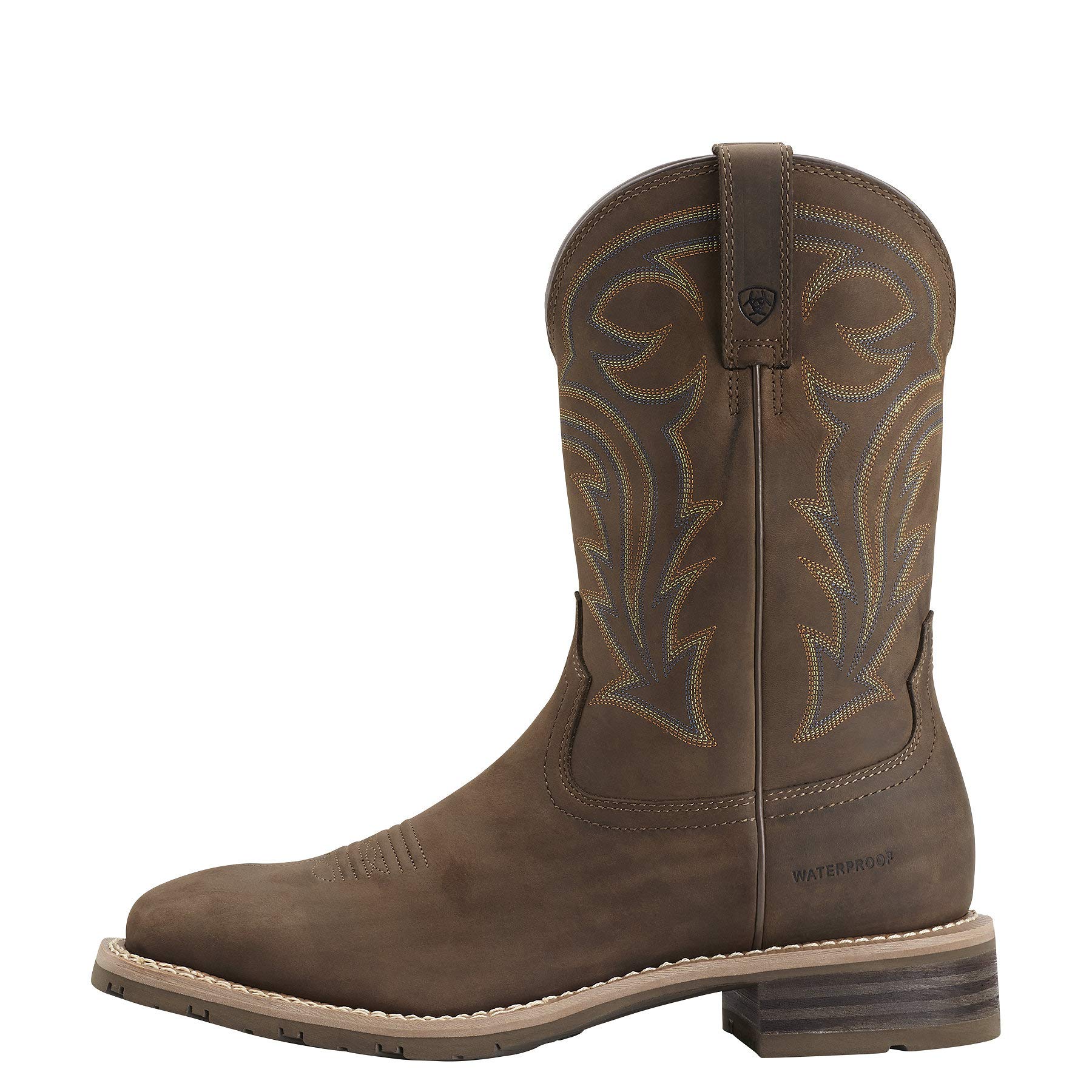 Ariat Men's Hybrid Rancher Waterproof Western Boot - Durable Cowboy Boots for Work & Outdoor Riding | Comfortable All-Day Wear for Ranch, Hiking & Country Style