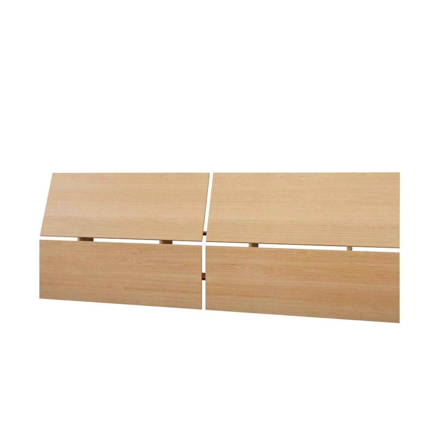 Nexera 4-Piece Queen Bed Frame Set with Headboard & Nightstands - Natural Maple & Black Modern Bedroom Furniture for Master Bedroom, Guest Room, or Apartment