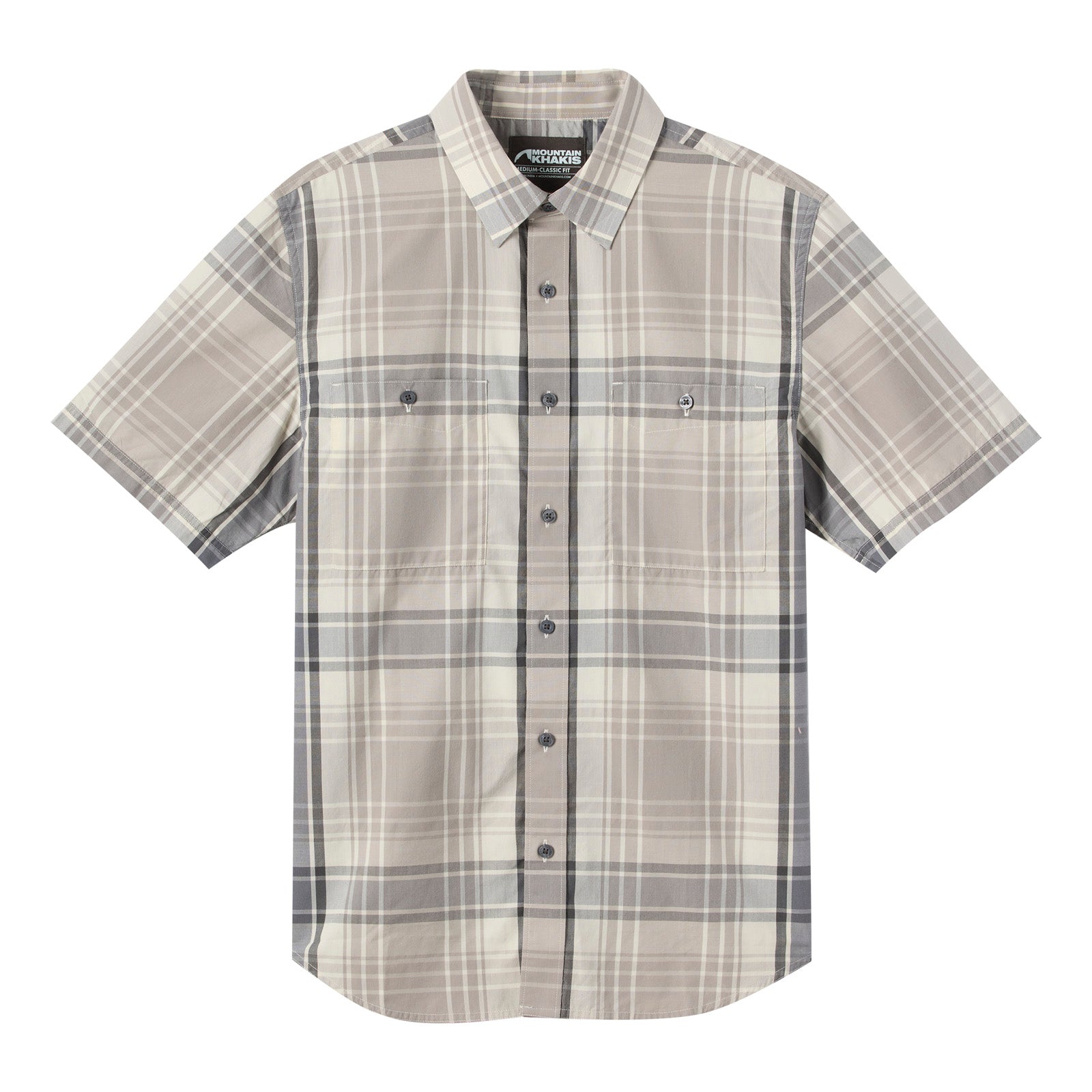 Denison Short Sleeve Shirt for Men - Casual Button Down Shirt with Comfort Fit - Perfect for Office, Travel & Summer Outfits