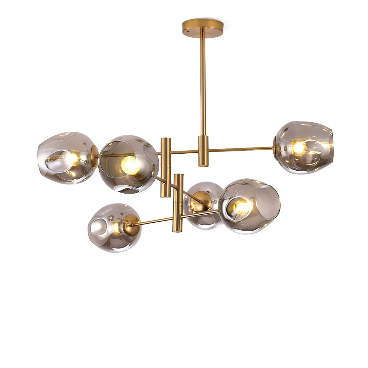 Elegant Branch Optical Chandelier - Modern Crystal Ceiling Light Fixture for Dining Room, Living Room, Bedroom Decor | Energy Efficient LED Lighting for Home & Office