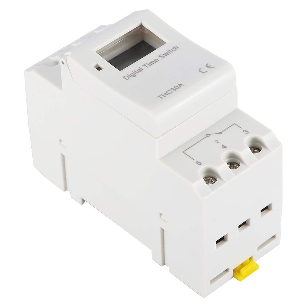 Hztyyier Digital Timer Switch - 12V Programmable Countdown Timer for Home, Office, and DIY Projects | Perfect for Lighting Control, Appliances, and Energy Saving