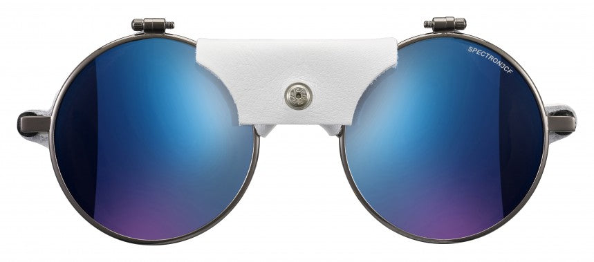 Julbo Vermont Classic Gun White Sunglasses - Polarized UV Protection for Outdoor Sports & Driving - Perfect for Hiking, Cycling, and Beach Activities
