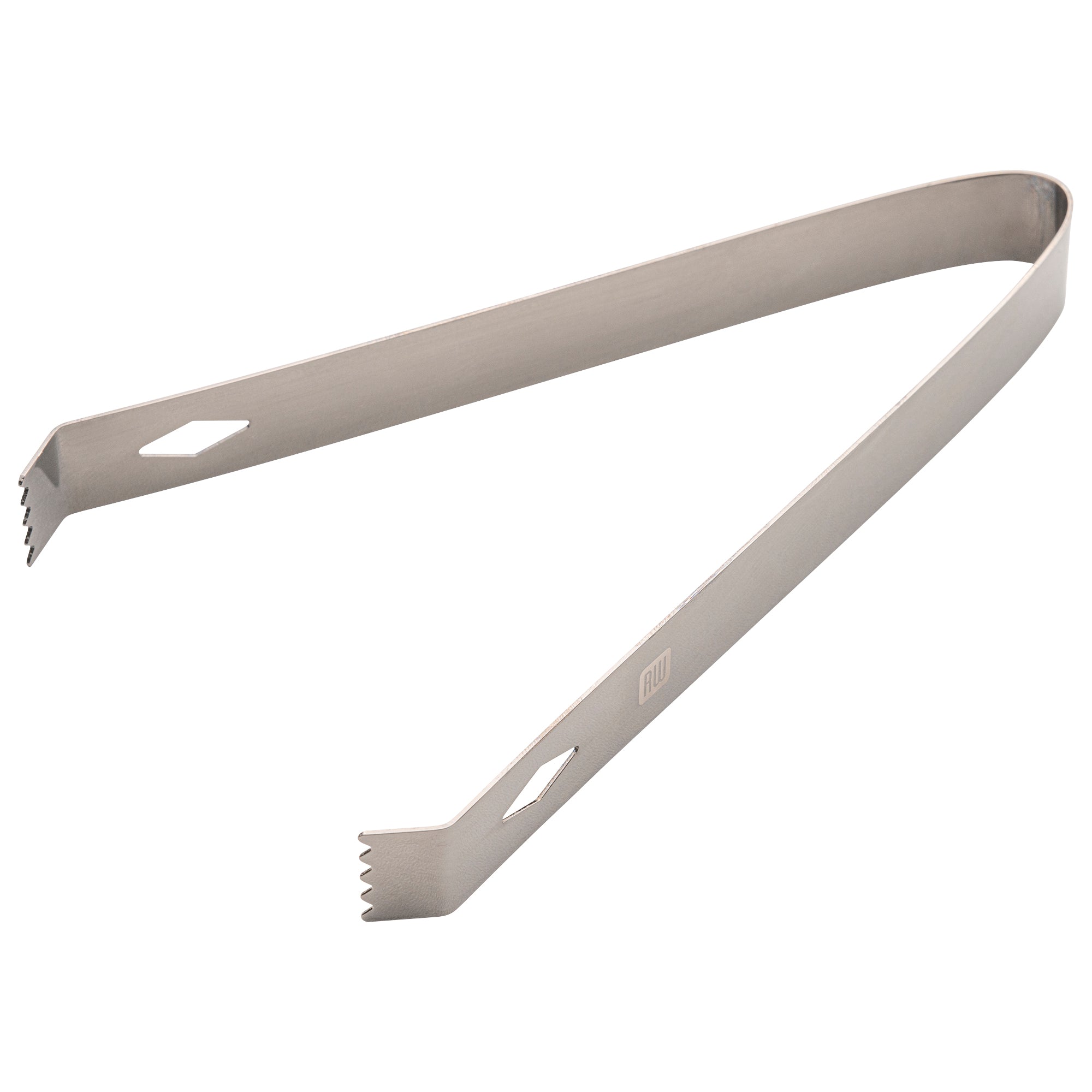 Premium Stainless Steel Ice Tongs - Bar Lux Black Plated, 6.25