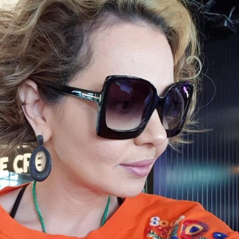 Higodoy Mode Oversized Sunglasses for Women - UV Protection Fashion Shades - Perfect for Beach, Driving & Outdoor Activities