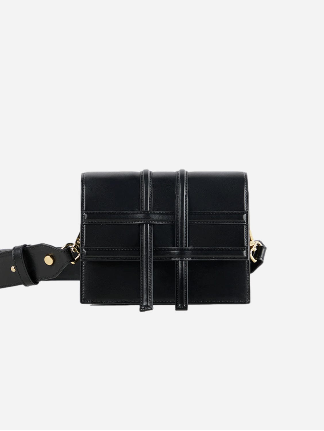 Voyager Vegan Italian Grape Leather Convertible Crossbody Bag for Women | Onyx Black | Ethical Fashion | Perfect for Travel, Work & Everyday Use