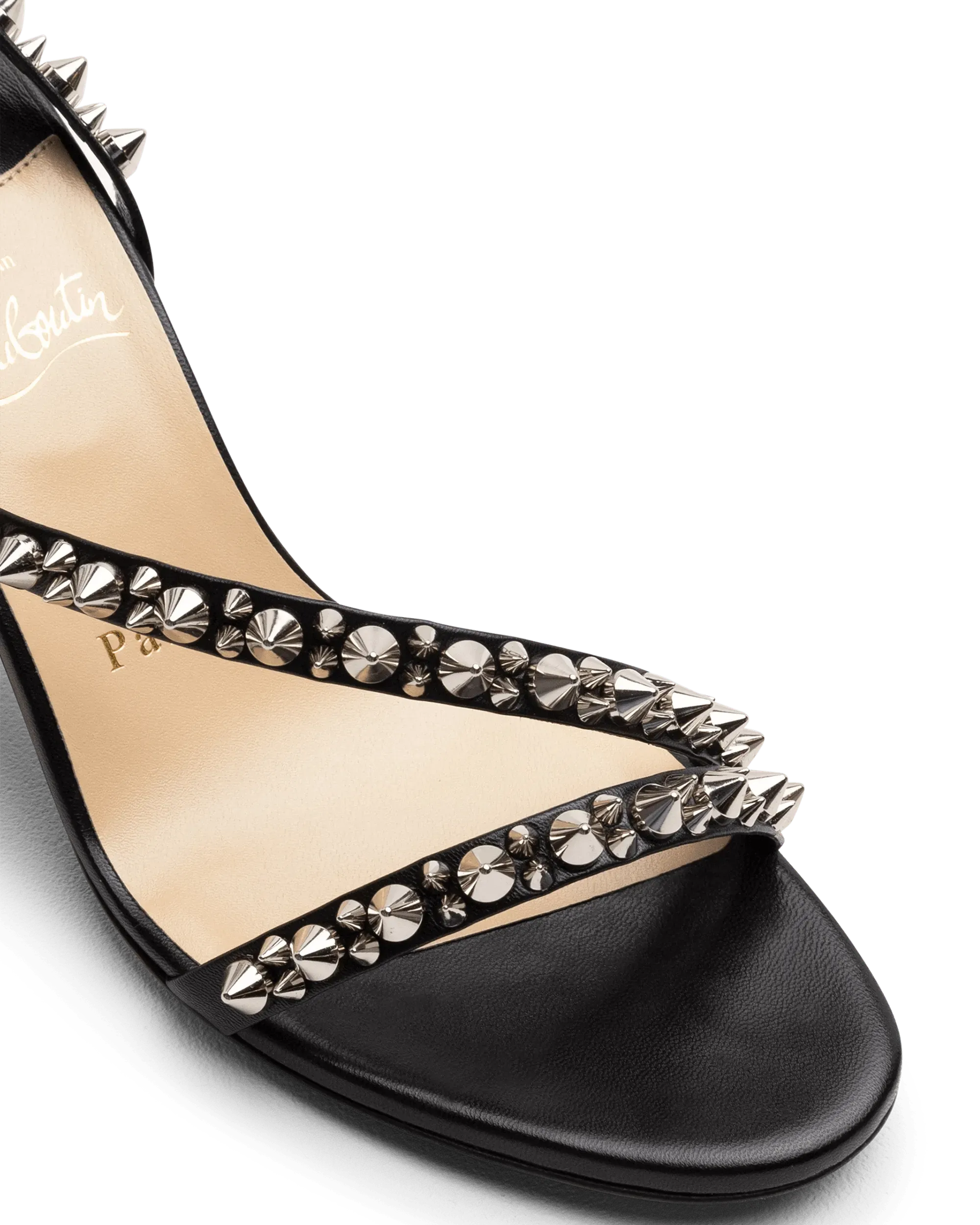 Mafaldina Spikes 70mm Heeled Sandals for Women - Chunky Block Heel Open Toe Summer Shoes | Perfect for Parties, Weddings & Night Out