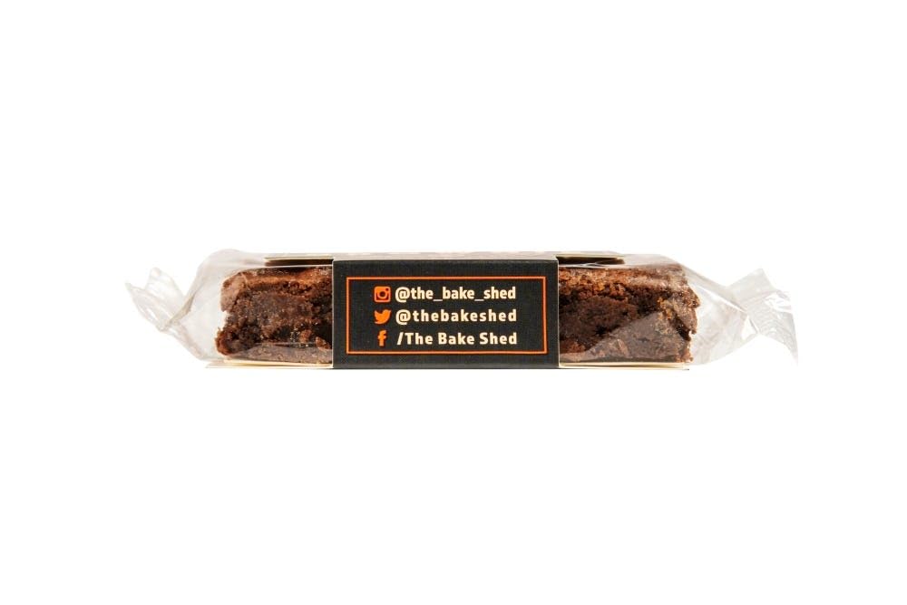 Premium Belgian Chocolate Brownies by The Bake Shed - Case of 32 Individually Wrapped Gourmet Desserts for Parties, Gifts & Office Snacks