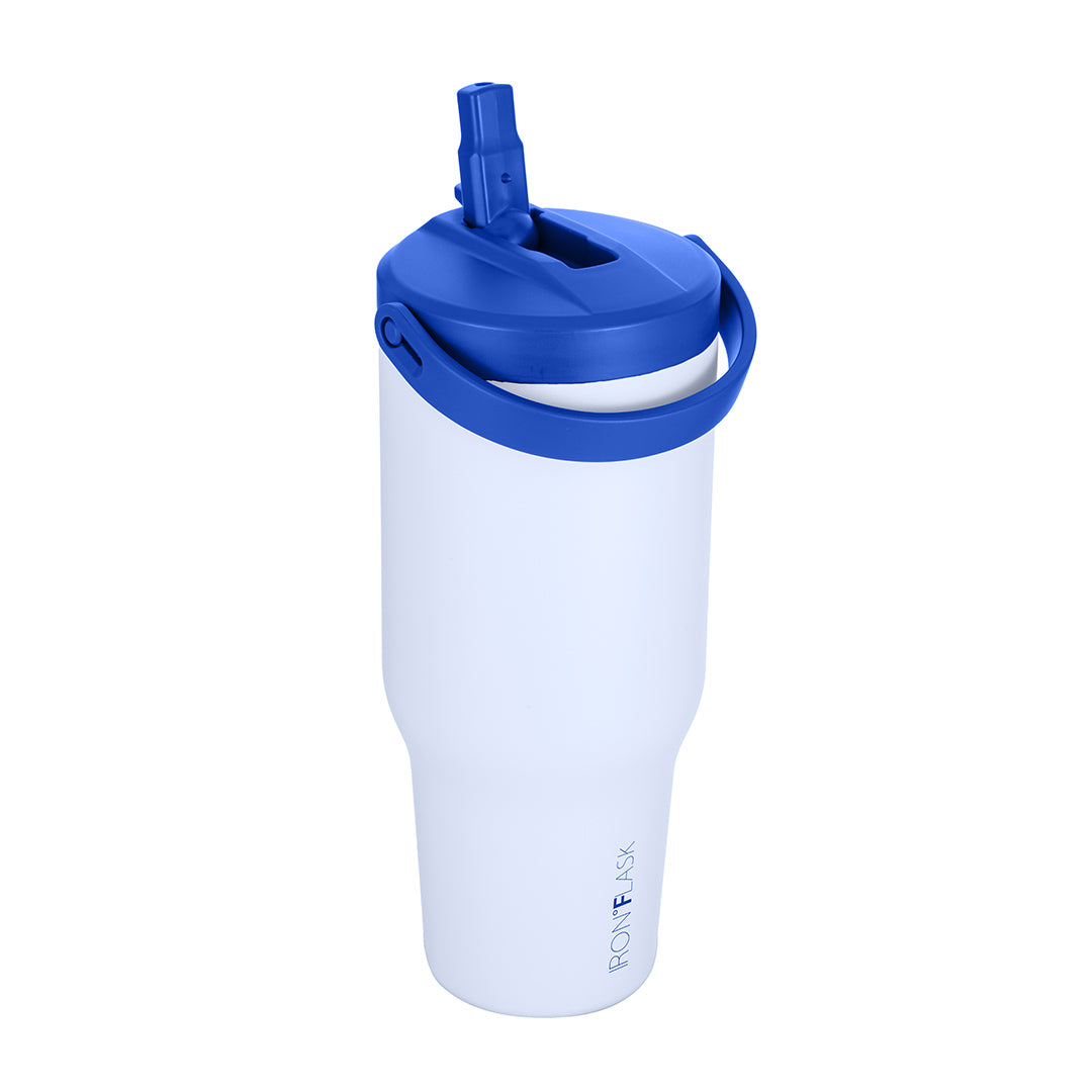 30 Oz Sidekick Insulated Stainless Steel Water Bottle with Straw Lid - Leakproof & Sweatproof - Keep Drinks Cold 24Hrs/Hot 12Hrs - Perfect for Gym, Hiking, Travel & Office Use