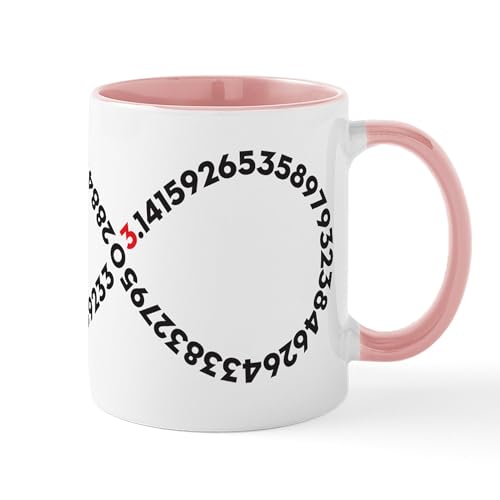 White/Pink Inside - Infinity Pi Mug