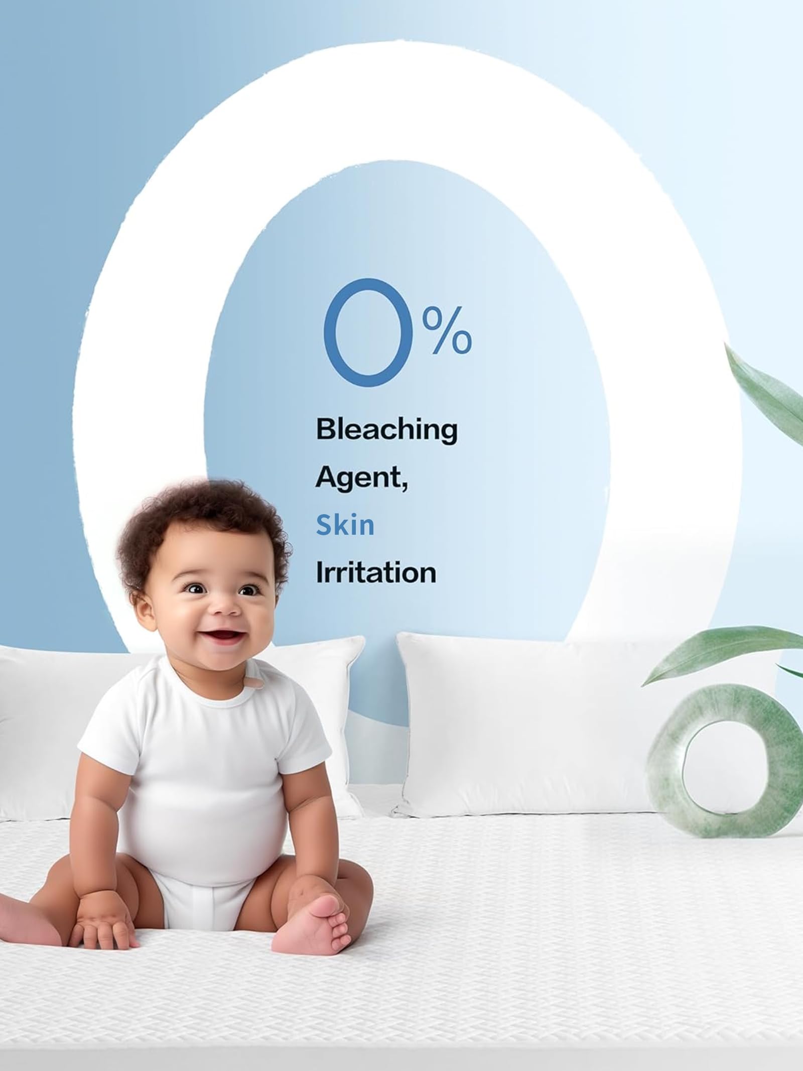 Premium Bamboo Viscose Queen Mattress Protector - Waterproof, Ultra Soft & Breathable Bed Cover - Noiseless Fitted Sheet for 8