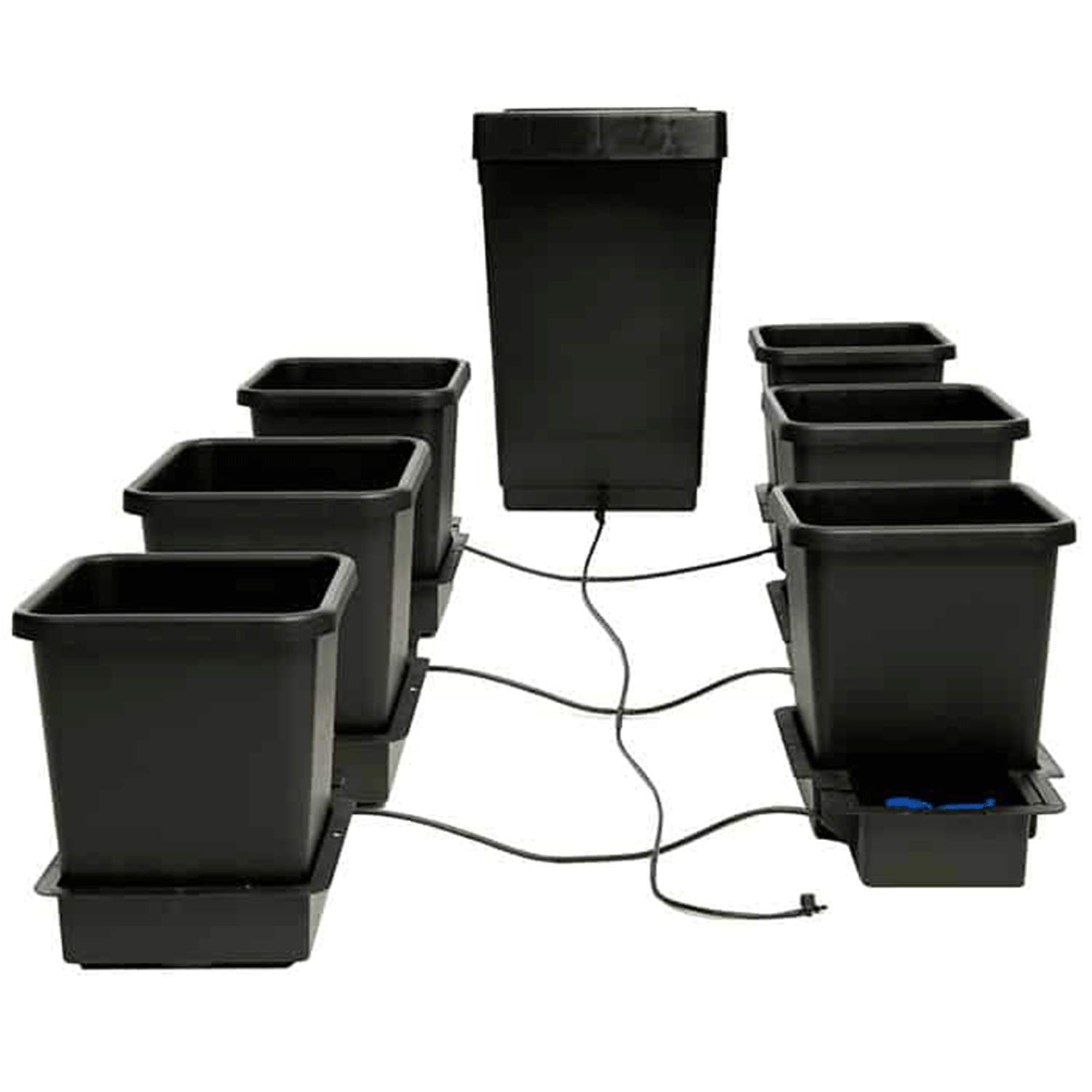 AutoPot 6Pot Self-Watering Hydroponic System - 3.9 Gallon Planters with 12.4 Gallon Reservoir - Indoor Garden Kit for Herbs, Vegetables & Flowers - Perfect for Home, Office & Greenhouse Use