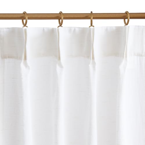 Pinch Pleated White