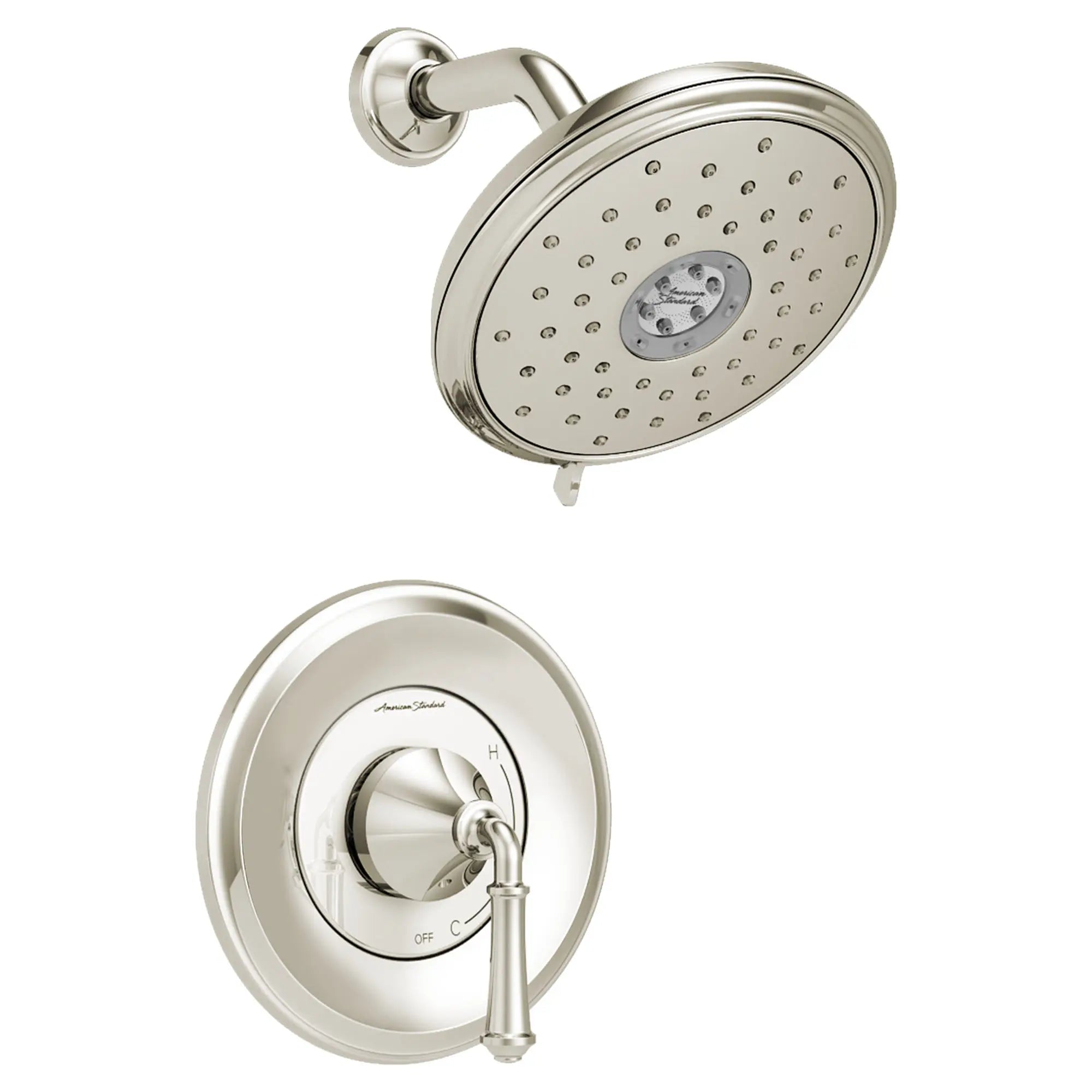 Delancey® 2.5 GPM/9.4 LPM 4-Function Shower Trim Kit with Adjustable Showerhead and Lever Handle - Perfect for Bathroom Renovation and Modern Home Upgrades