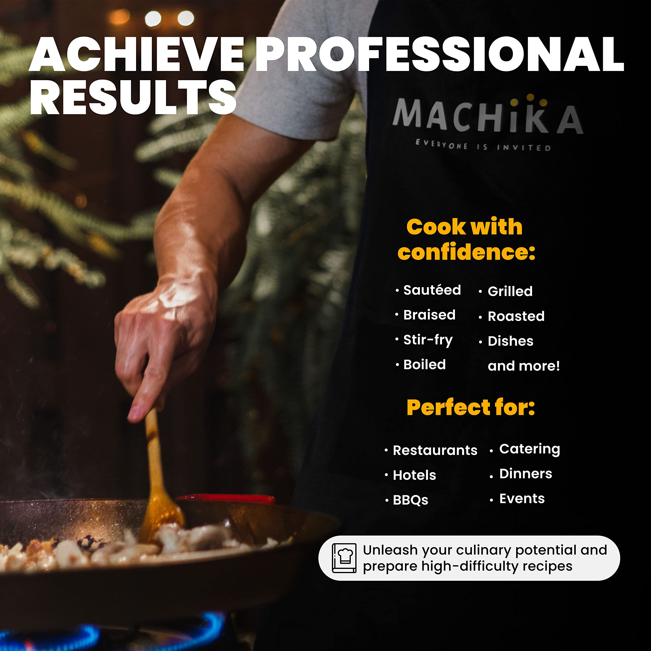 Machika L-60 Butane/Propane Burner - Professional 4-Ring Outdoor Gas Burner with Ceramic Coating for Paella Pans | Heavy-Duty Restaurant & Catering Equipment | Perfect for Outdoor Cooking, Camping, BBQ & Large Events | Fits 35-Inch Pans