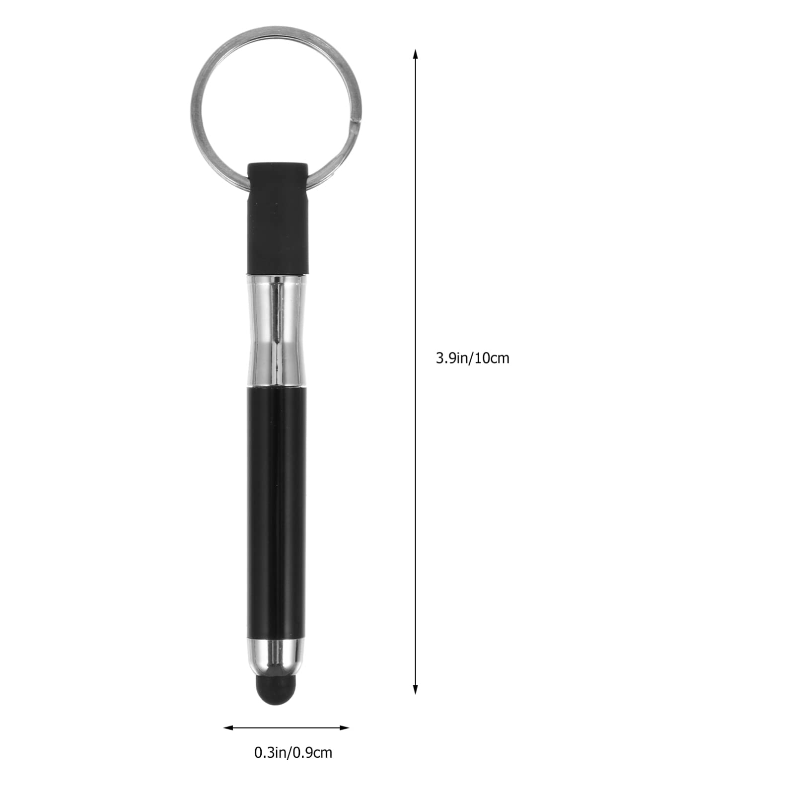 4-Pack Touch Screen Stylus Pen - Ballpoint & Capacitive Stylus for Tablets, Smartphones - Includes Keychain for Easy Portability - Perfect for Drawing, Note-Taking & Digital Signatures