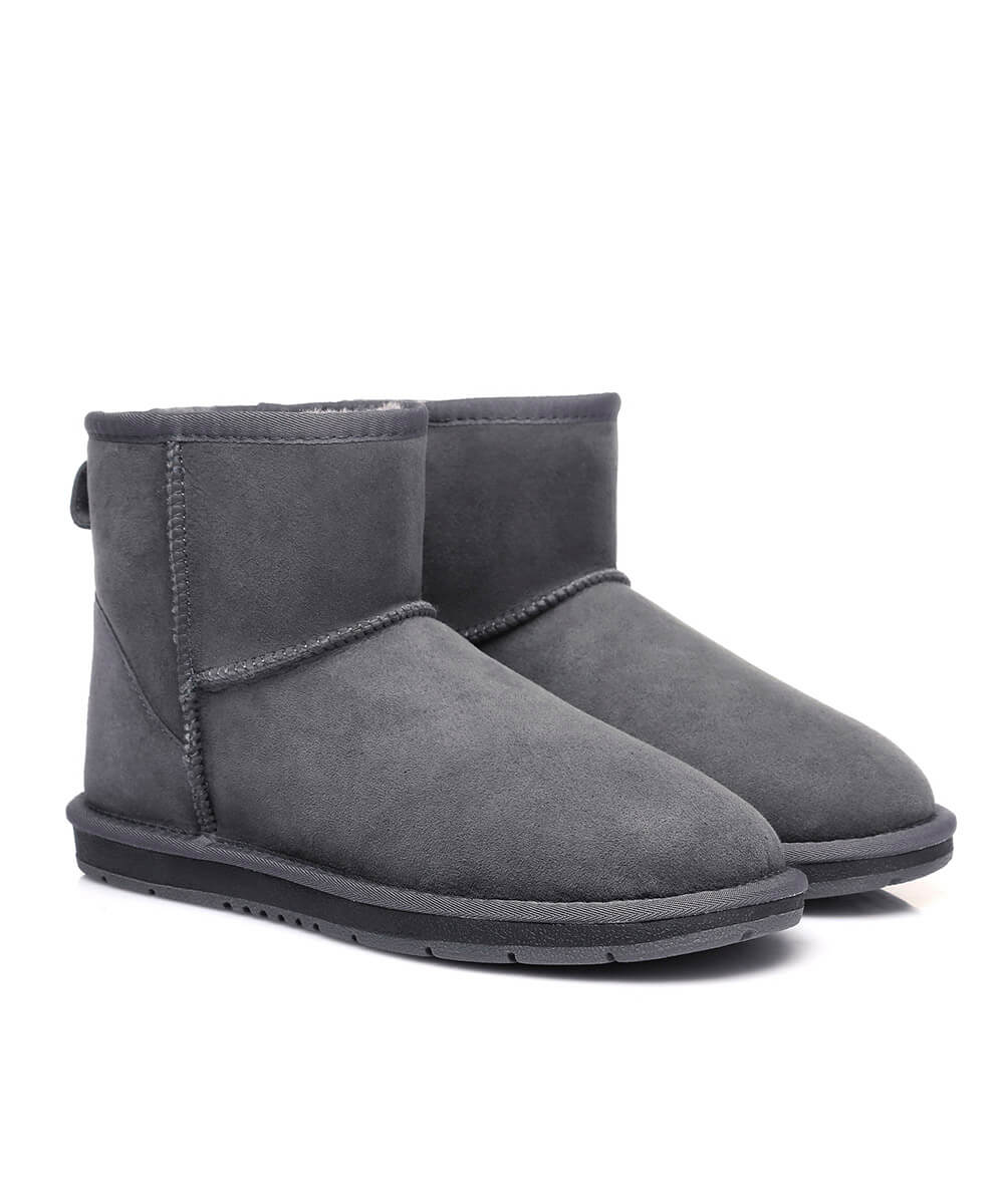 Men's UGG Classic Luxe Mini Boots - Genuine Sheepskin Winter Boots for Men | Cozy & Waterproof Snow Boots for Cold Weather, Hiking & Outdoor Activities
