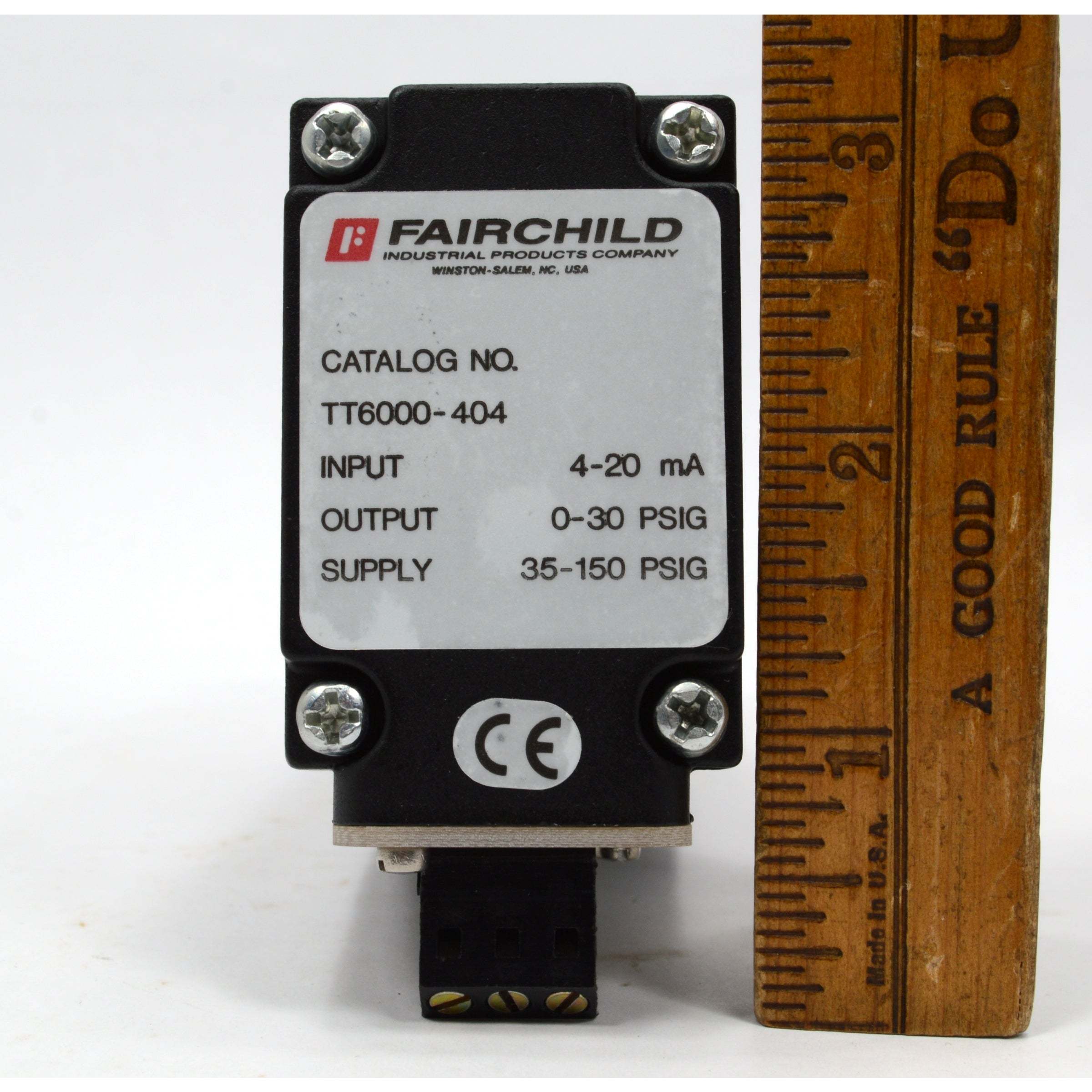 Explosion Proof Electro Pneumatic Transducer FAIRCHILD TT6000 404 - High Pressure Air to Electric Signal Converter for Hazardous Industrial Environments