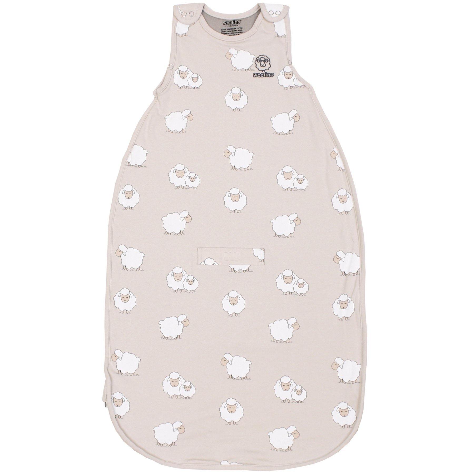 4 Season Baby Sleep Bag - Merino Wool & Organic Cotton for 2M to 2Y - Cozy & Breathable for Nursery, Daycare & Travel - FINAL SALE