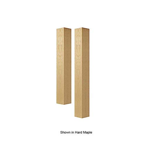 6 Inch Square Unfinished Paint-Grade Island Column - Perfect for Kitchen Islands, Bathroom Vanities, and DIY Home Renovations