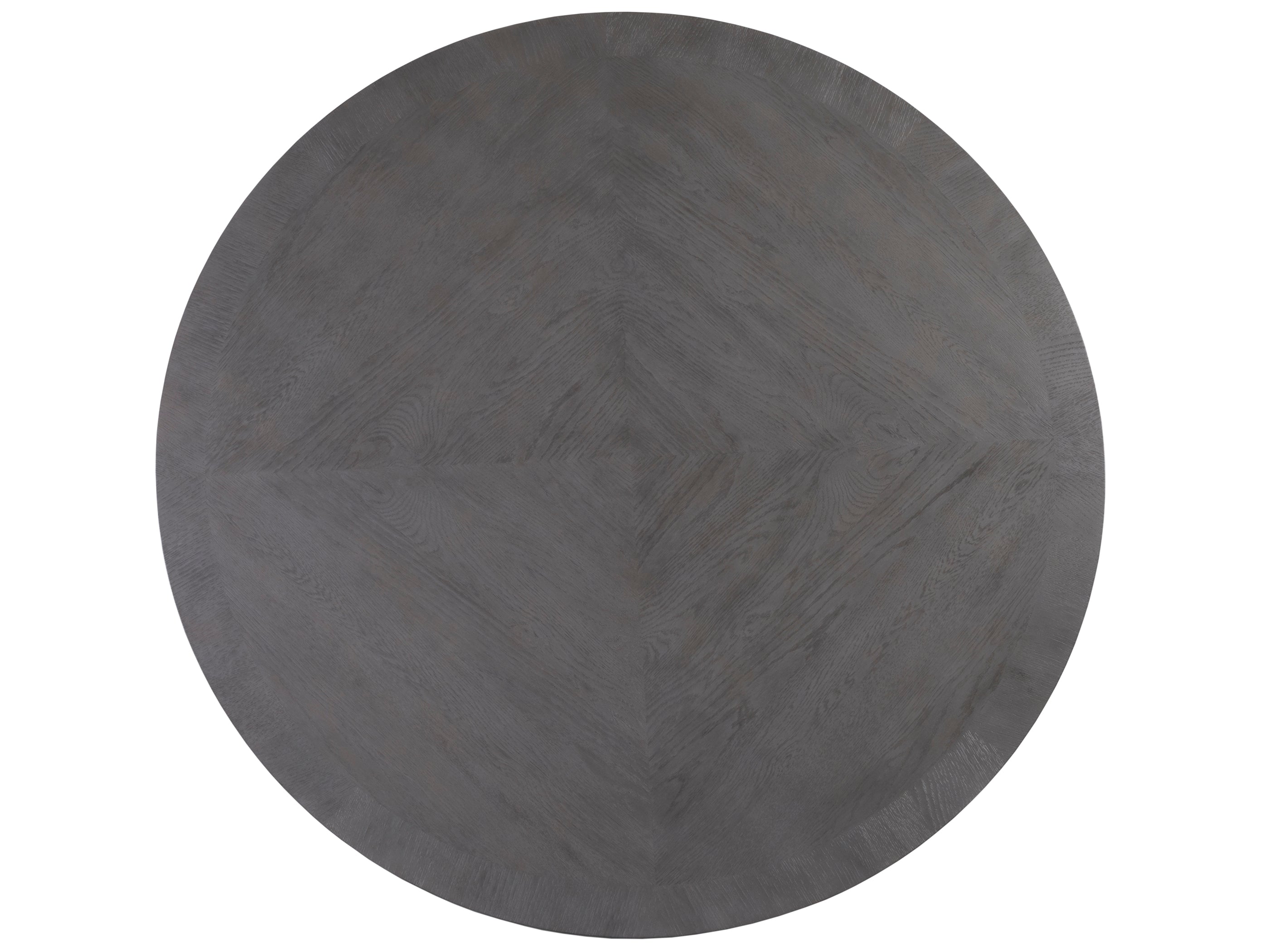 Round Dining Table - 42 Inch Gray Wooden Tabletop for Kitchen, Dining Room, Breakfast Nook | Modern Farmhouse Style | Perfect for Family Gatherings & Dinner Parties