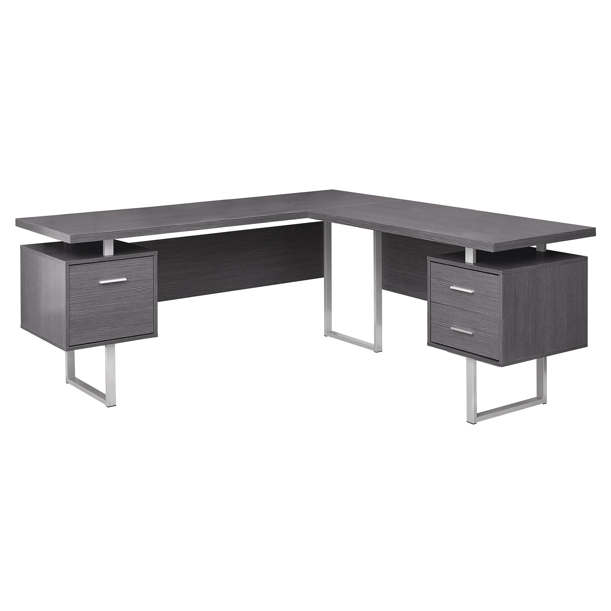 70L Office Series Grey File Cabinet - Left or Right Facing for Home & Business Organization