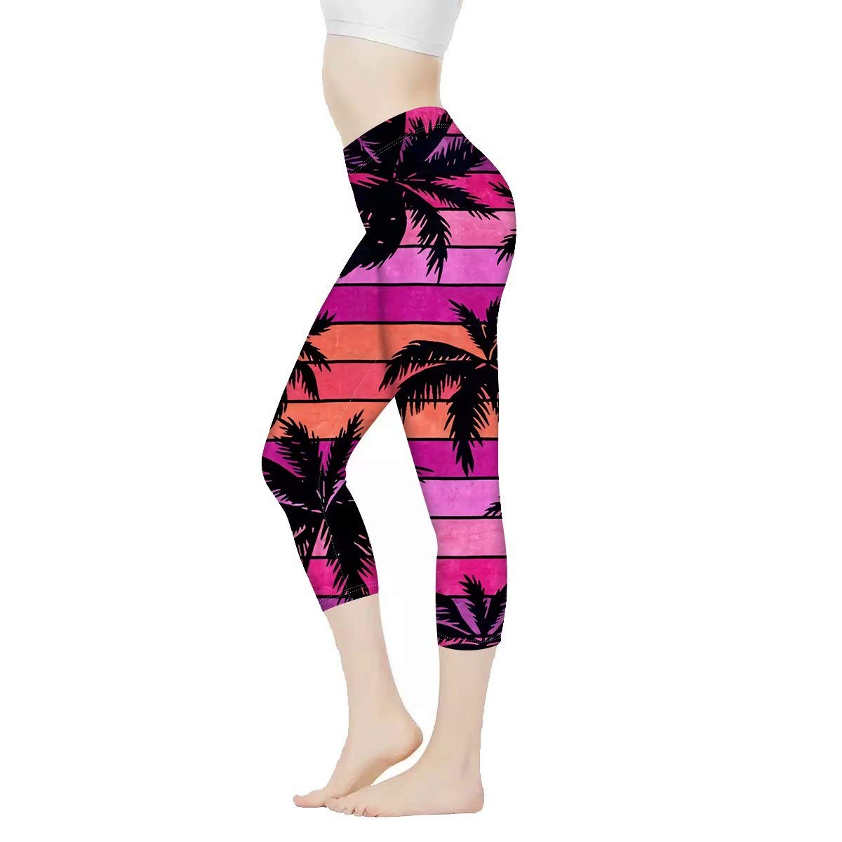 NDISTIN High Waist Yoga Pants for Women - Colorful Workout Leggings, Gym & Running Tights - Perfect for Yoga, Pilates, Fitness & Lounge Wear